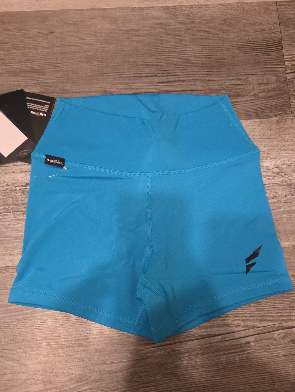 flag nor fail Bright Blue Women's Bike Shorts